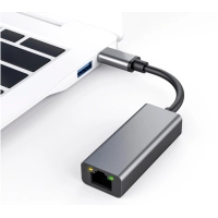 Адаптер Dynamode USB3.0 Type-C to 1000/100 Mbit/s RJ-45 (RTL8153) 0.13 m (DM-AD-GLAN-C) Diawest