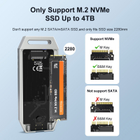 Кишеня зовнішня Maiwo M.2 SSD NVMe 2280 ч-з USB4.0 Type-C 40Gbps (K1695) Diawest