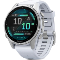 Смарт-годинник Garmin fenix 8 43mm, AMOLED, Glass, BareSS/Whitestone, WhitestoneBn (010-02903-00) Diawest