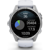 Смарт-годинник Garmin fenix 8 43mm, AMOLED, Glass, BareSS/Whitestone, WhitestoneBn (010-02903-00) Diawest