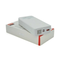 Батарея універсальна XO 20000mAh, PD/20W, QC/18W, Lightning, Type-C, USB, white (XO-PR144W) Diawest