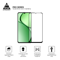 Скло захисне Armorstandart Pro Realme C63 4G Black (ARM78445) Diawest