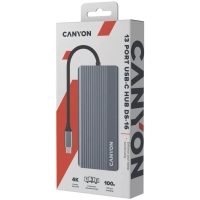Порт-реплікатор Canyon Docking Station DS-16 13 in 1 4k USB-C hub (CNS-TDS16) Diawest