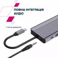 Порт-реплікатор Canyon Docking Station DS-16 13 in 1 4k USB-C hub (CNS-TDS16) Diawest