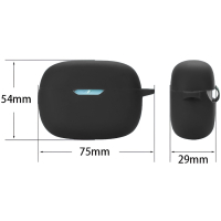 Чохол для навушників BeCover Silicon для JBL Wave Beam TWS Black (710189) Diawest
