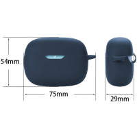 Чохол для навушників BeCover Silicon для JBL Wave Beam TWS Deep Blue (710190) Diawest
