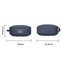 Чохол для навушників BeCover Silicon для Xiaomi Redmi Buds 6 Active Deep Blue (712013) Diawest