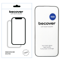 Скло захисне BeCover Apple iPhone 16 Pro 10D Black (712323) Diawest