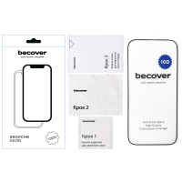 Скло захисне BeCover Apple iPhone 16 Pro 10D Black (712323) Diawest