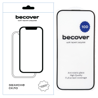 Скло захисне BeCover Apple iPhone 16 10D Black (712321) Diawest