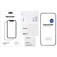 Скло захисне BeCover Apple iPhone 16 Plus 10D Black (712322) Diawest