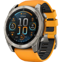 Смарт-годинник Garmin fenix 8 51mm, AMOLED, Saph, Ti/Bare/Grpht, SparkOrg/GrphtBd, (010-02905-11) Diawest