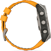 Смарт-годинник Garmin fenix 8 51mm, AMOLED, Saph, Ti/Bare/Grpht, SparkOrg/GrphtBd, (010-02905-11) Diawest