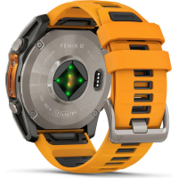 Смарт-годинник Garmin fenix 8 51mm, AMOLED, Saph, Ti/Bare/Grpht, SparkOrg/GrphtBd, (010-02905-11) Diawest
