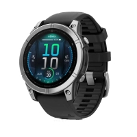 Смарт-годинник Garmin fenix E, 47mm, Stainless Steel/Black, GPS (010-03025-00) Diawest