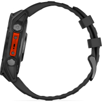 Смарт-годинник Garmin fenix 8 47mm, AMOLED, Glass/SS, SlateGray Steel/Black, BlkBnd, GPS (010-02904-00) Diawest