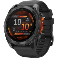 Смарт-годинник Garmin fenix 8 51mm, AMOLED, Glass/SS, SlateGray Steel/Black,BlkBnd, GPS (010-02905-00) Diawest