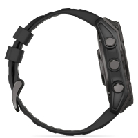 Смарт-годинник Garmin fenix 8 51mm, AMOLED, Glass/SS, SlateGray Steel/Black,BlkBnd, GPS (010-02905-00) Diawest