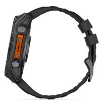 Смарт-годинник Garmin fenix 8 51mm, AMOLED, Glass/SS, SlateGray Steel/Black,BlkBnd, GPS (010-02905-00) Diawest
