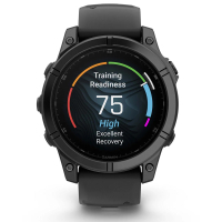 Смарт-годинник Garmin fenix E, 47mm, Slate Gray Steel/Black, GPS (010-03025-01) Diawest