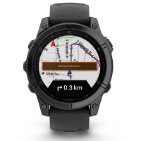 Смарт-годинник Garmin fenix E, 47mm, Slate Gray Steel/Black, GPS (010-03025-01) Diawest