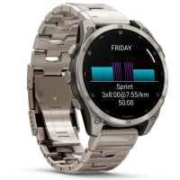 Смарт-годинник Garmin fenix 8 47mm, AMOLED, Saph, Ti/Bare/Graphite w/TiBand,Excl, GPS (010-02904-40) Diawest