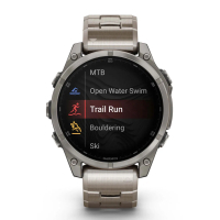 Смарт-годинник Garmin fenix 8 47mm, AMOLED, Saph, Ti/Bare/Graphite w/TiBand,Excl, GPS (010-02904-40) Diawest