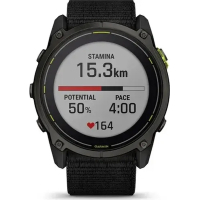 Смарт-годинник Garmin Enduro 3, Crbn Gry DLC Ti w/Blk Sport Loop Band, GPS (010-02751-01) Diawest