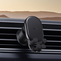 Універсальний автотримач Baseus Stable Gravitational Car Mount Air (Air Outlet Version) (SUWX020001) Diawest