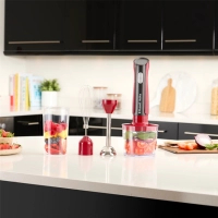 Блендер Russell Hobbs Hobbs заглибний Desire Red, 500Вт, чаша-500мл, вінчик, міні-подріб. (27140-56) Diawest