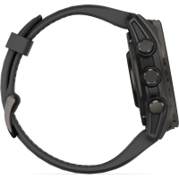 Смарт-годинник Garmin fenix 8 43mm, AMOLED, Saph, CrbnGry Ti/Blk, Blk/PebblGryBnd, (010-02903-21) Diawest