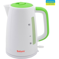 Електрочайник Saturn ST-EK8435U White/Green Diawest