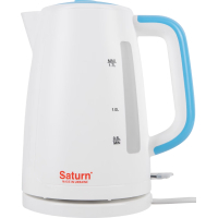 Електрочайник Saturn ST-EK8435U White/Blue Diawest