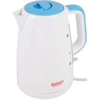 Електрочайник Saturn ST-EK8435U White/Blue Diawest