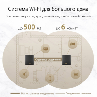 Точка доступу Wi-Fi ASUS XT8 V2 Black 1pk (90IG0590-MO3A10) Diawest