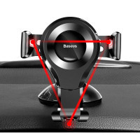 Універсальний автотримач Baseus Osculum Type Gravity Car Mount Black (SUYL-XP01) Diawest