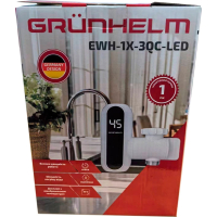 Проточний водонагрівач Grunhelm EWH-1X-3QC-LED Diawest