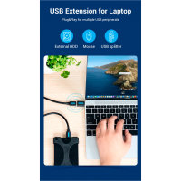 Перехідник USB 2.0 Type-C to USB AF (OTG) Vention (CDTB0) Diawest