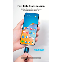 Перехідник USB 2.0 Type-C to USB AF (OTG) Vention (CDTB0) Diawest