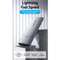 Кишеня зовнішня Vention SSD M.2 (NGFF) B&M-key USB Type-C 3.2 (KPFH0) Diawest