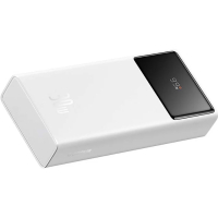 Батарея універсальна Baseus Star-Lord 20000mAh 30W OE, white (P10022904213-00) Diawest