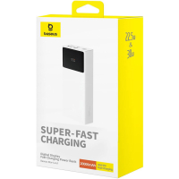 Батарея універсальна Baseus Star-Lord 20000mAh 30W OE, white (P10022904213-00) Diawest