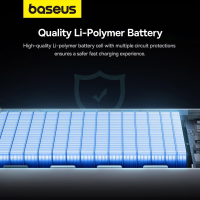 Батарея універсальна Baseus Star-Lord 20000mAh 30W OE, white (P10022904213-00) Diawest