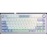 Клавіатура Aula F75 Gasket Greywood V3 switch Hot-Swap PBT Wireless/Bluetooth/USB White (6948391208640) Diawest