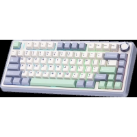 Клавіатура Aula F75 Gasket Greywood V3 switch Hot-Swap PBT Wireless/Bluetooth/USB White (6948391208640) Diawest