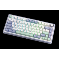 Клавіатура Aula F75 Gasket Greywood V3 switch Hot-Swap PBT Wireless/Bluetooth/USB White (6948391208640) Diawest
