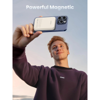 Батарея універсальна Ugreen 10000mAh 20W Magnetic Wireless beige (PB561) Diawest