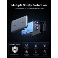 Батарея універсальна Ugreen 25000mAh 145W Two-way PD 3.1 grey (PB205) Diawest