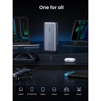 Батарея універсальна Ugreen 25000mAh 145W Two-way PD 3.1 grey (PB205) Diawest