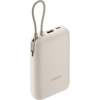 Батарея універсальна Xiaomi 10000mAh 22.5W, Integrated Cable, beige (BHR9072GL) Diawest